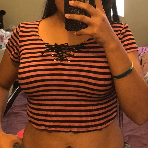 Mauve pink crop top - Picture 2 of 2